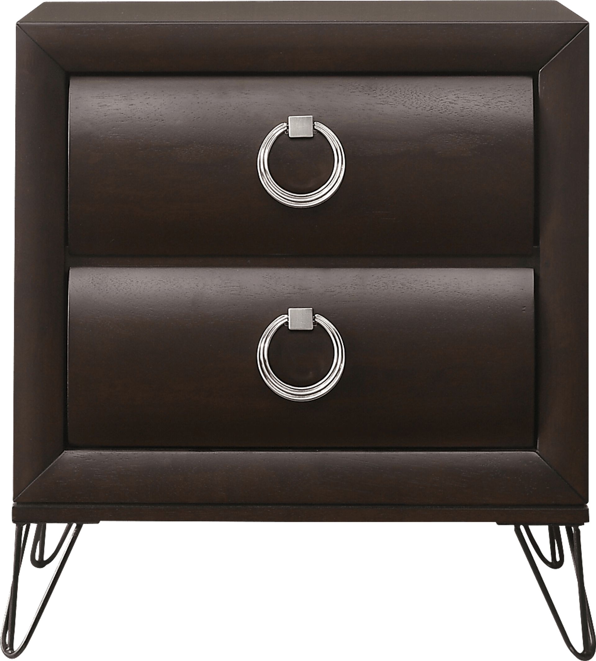 Copasaw Dark Brown Nightstand - Image 2