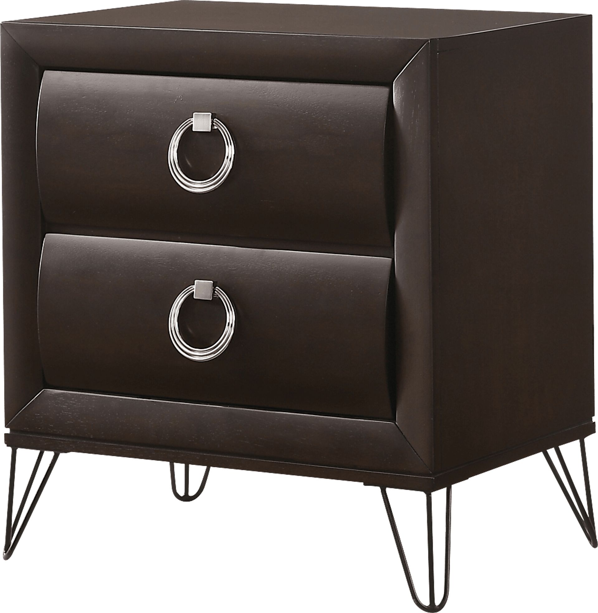 Copasaw Dark Brown Nightstand - Image 1