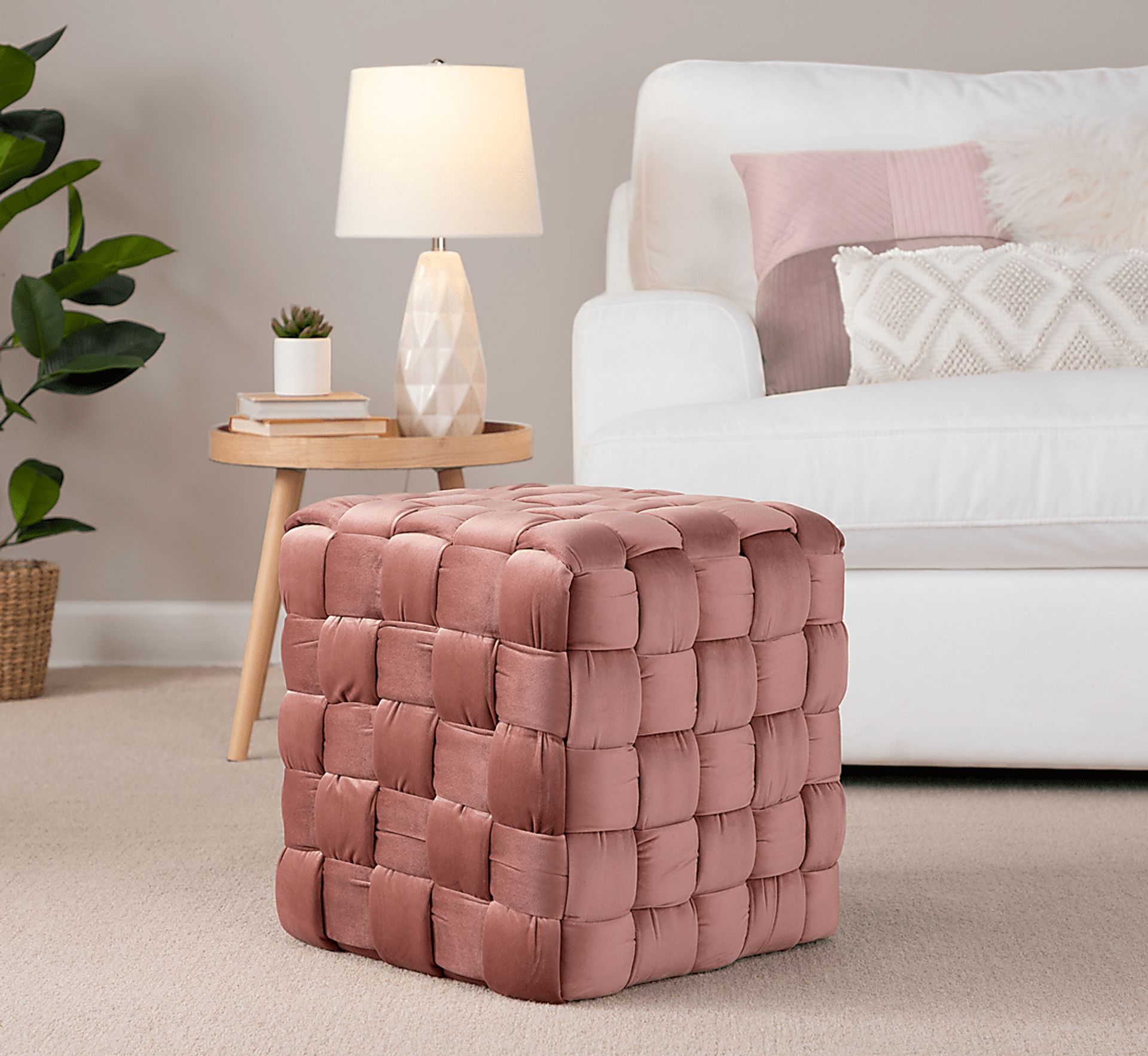 Copeleigh Blush Ottoman - Image 2