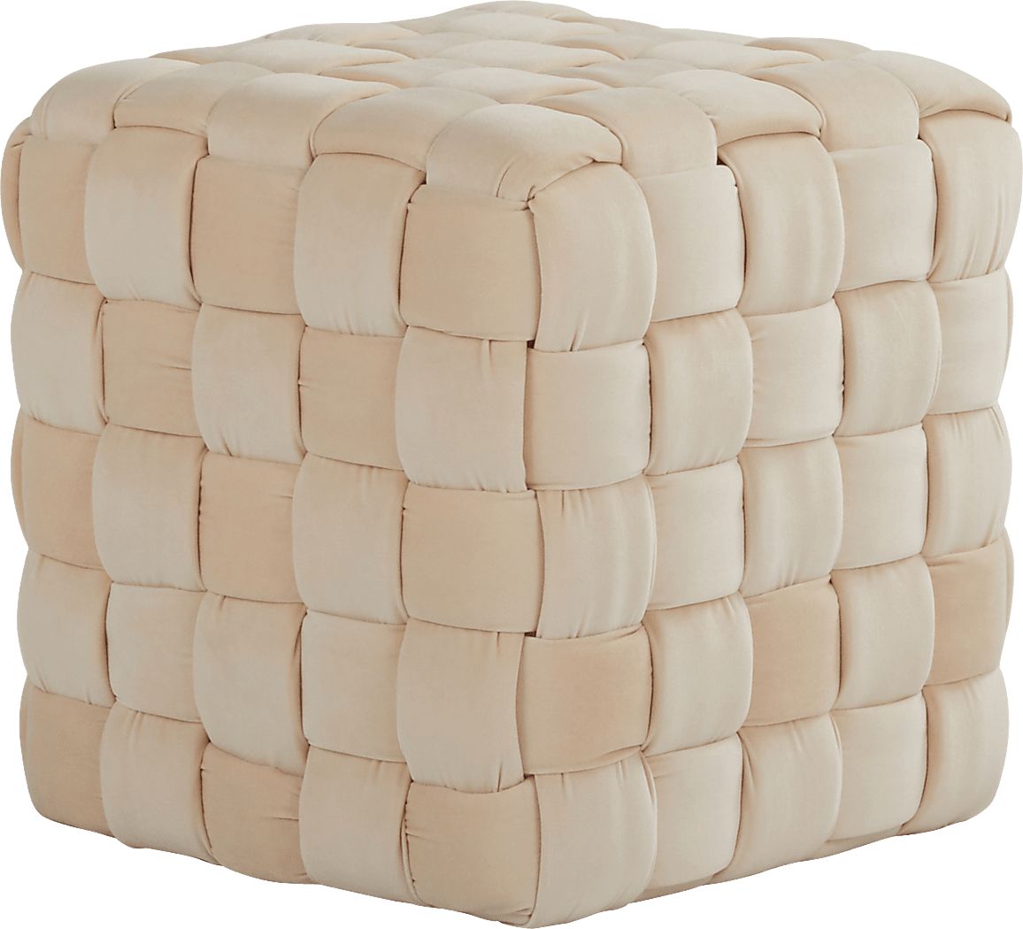 Copeleigh Cream Ottoman