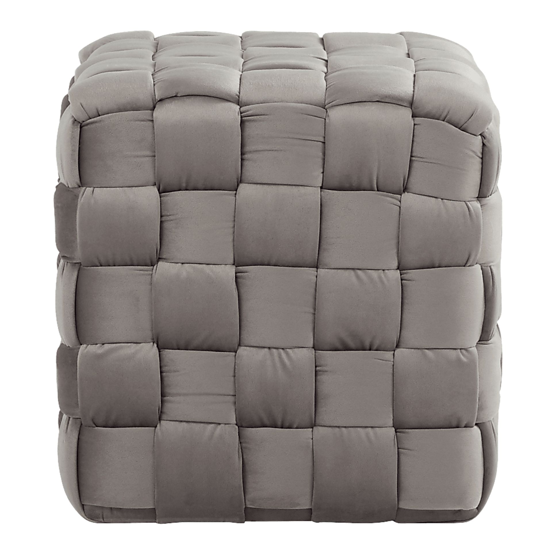 Copeleigh Gray Ottoman - Image 1