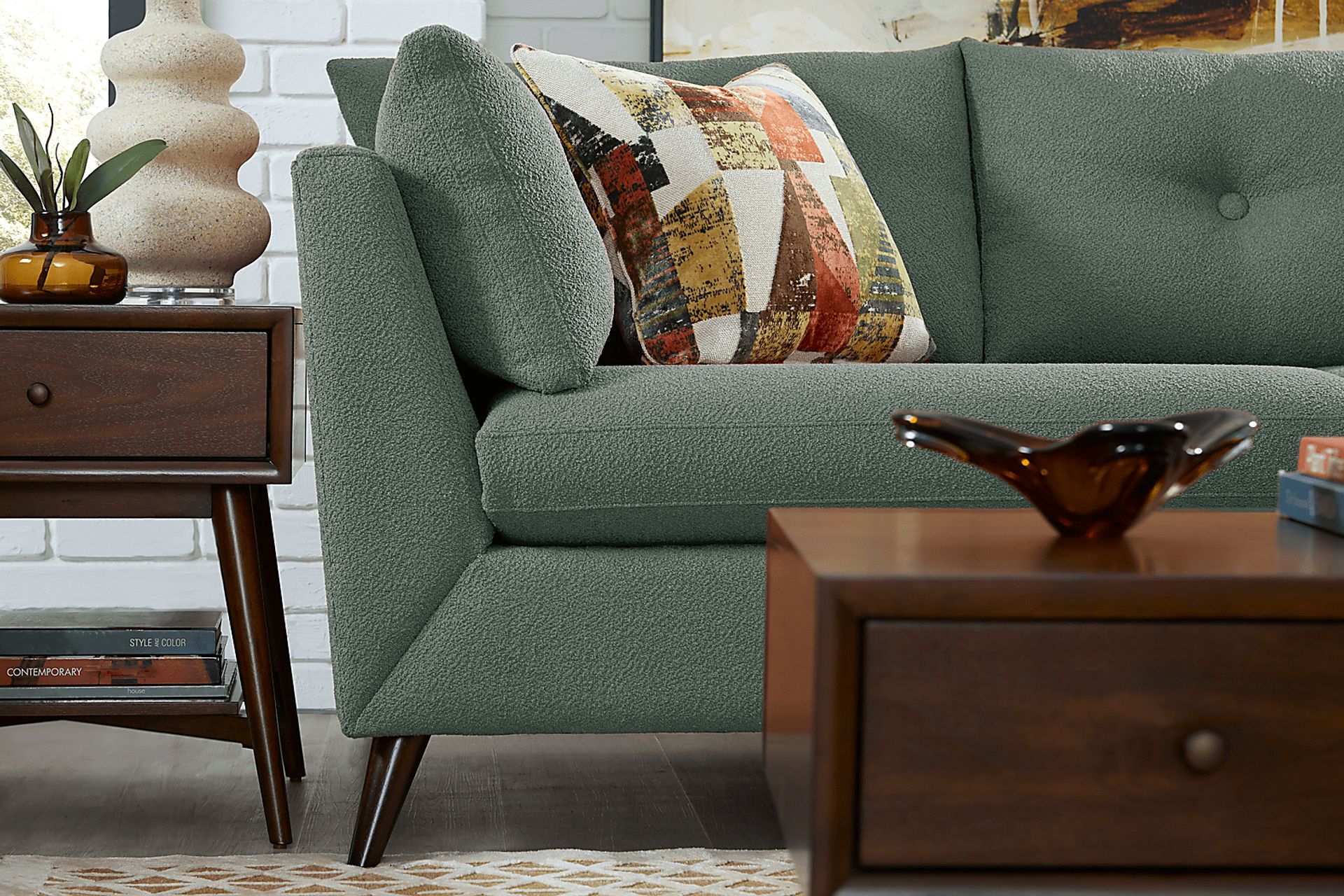 Copenhagen Lagoon 7 Pc Living Room with Gel Foam Sleeper Sofa - Image 6