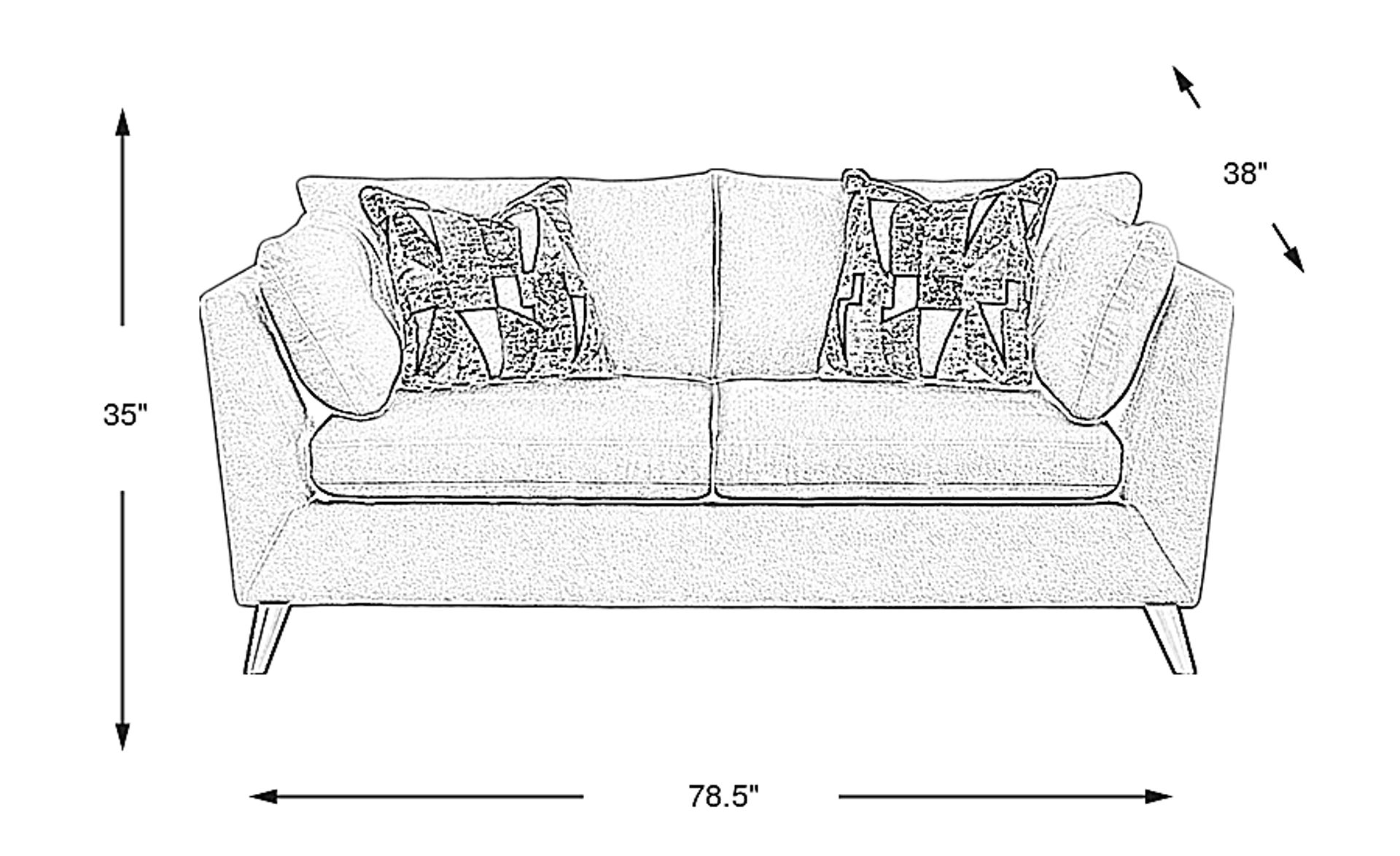 Dimension Image. Please refer to the Dimension Tab on this page for dimension details.