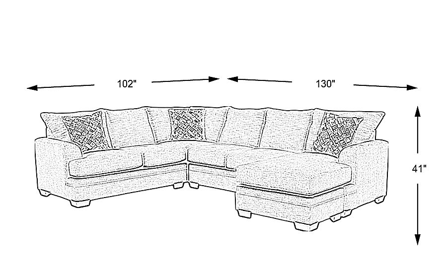 Copley Court Parchment 2 Pc Sectional - Rooms To Go