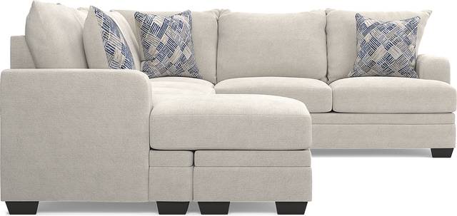 Copley Court Parchment 3 Pc Sectional Living Room - Thumbnail - Image 6