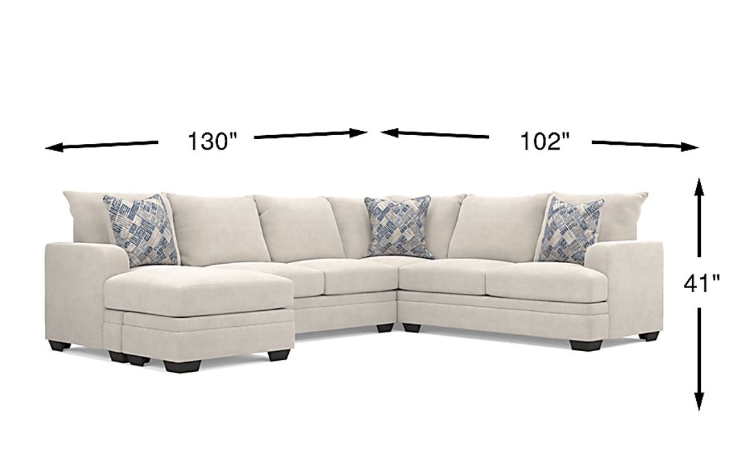 Copley Court 2 Pc Left Arm Chaise Sectional
