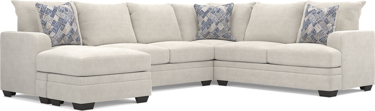 2 pc left arm chaise sectional