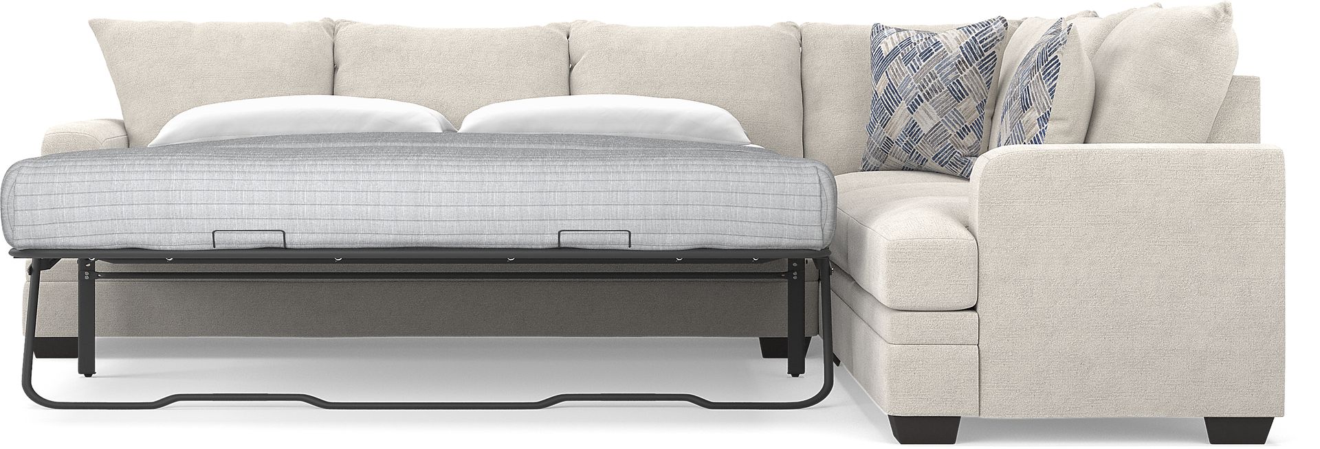 Copley Court Parchment 2 Pc Sleeper Sectional - Image 5