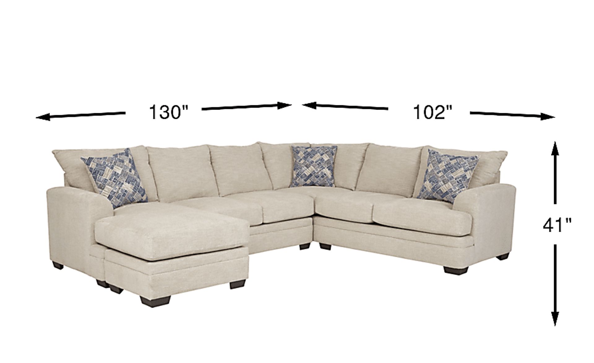 Dimension Image. Please refer to the Dimension Tab on this page for dimension details.