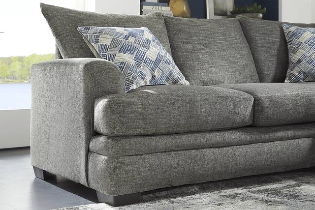 Copley Court Pewter 3 Pc Sectional Living Room - Thumbnail - Image 6