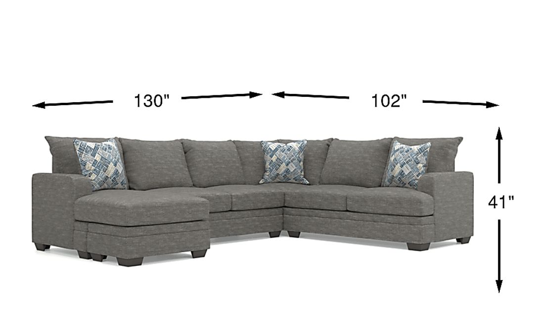 Copley Court 2 Pc Left Arm Chaise Sectional