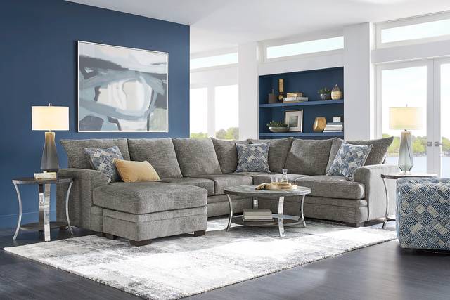 Copley Court Pewter 2 Pc Sectional - Thumbnail - Image 2