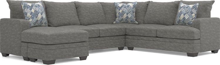 2 pc left arm chaise sectional