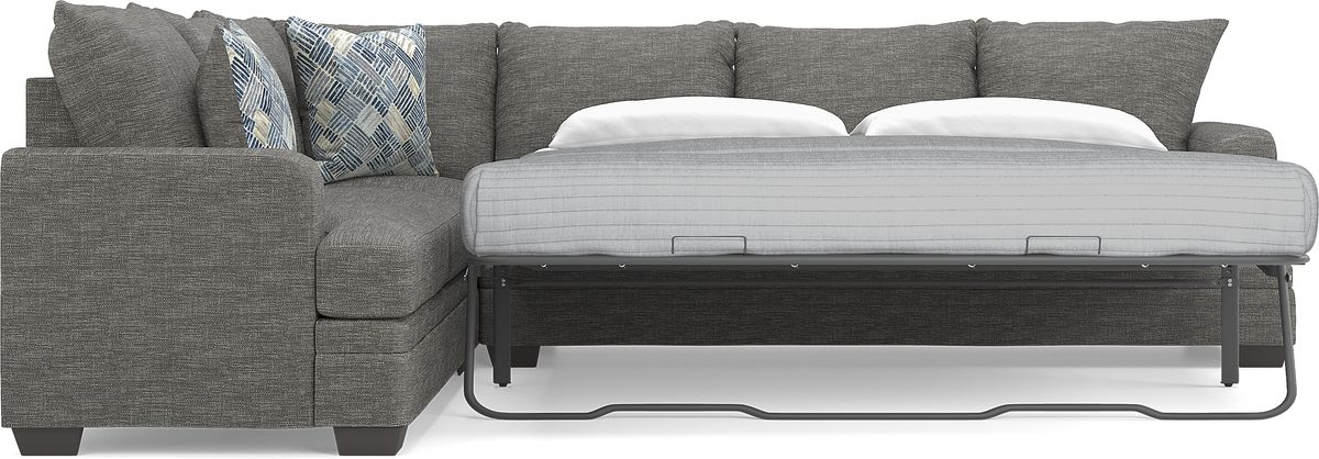 Copley Court Pewter 2 Pc Sleeper Sectionalnull