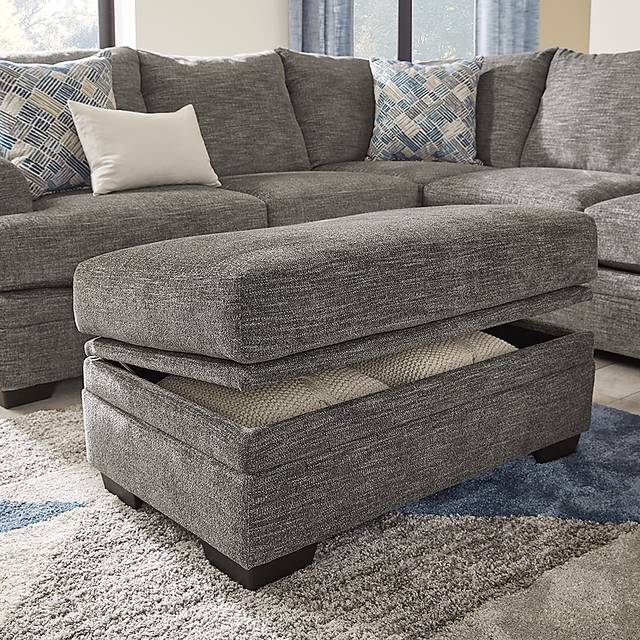 Copley Court Pewter 3 Pc Sectional Living Room - Thumbnail - Image 8