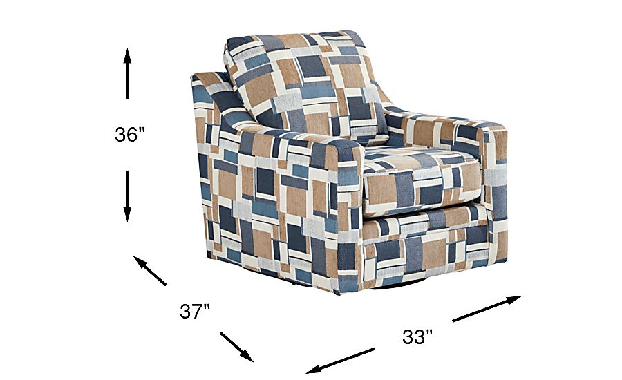 Rooms To Go Copley Place Swivel Chair - Thumbnail 3