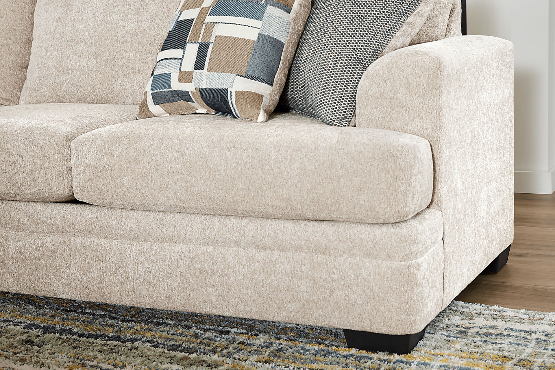 Copley Place Linen 2 Pc Sleeper Sectional - Image 6