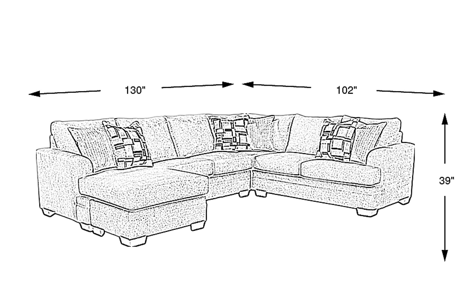 Dimension Image. Please refer to the Dimension Tab on this page for dimension details.
