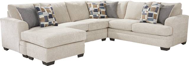 Copley Place Linen 2 Pc Sleeper Sectional - Thumbnail - Image 1