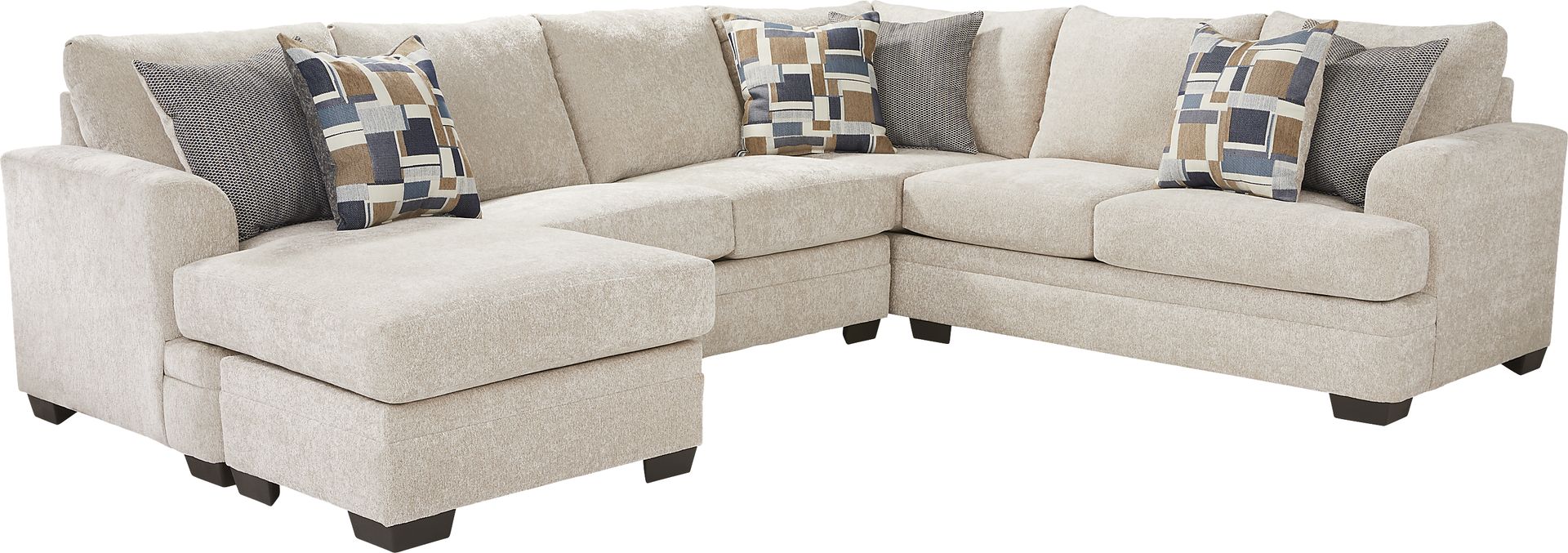 Copley Place Linen 2 Pc Sleeper Sectional - Image 1