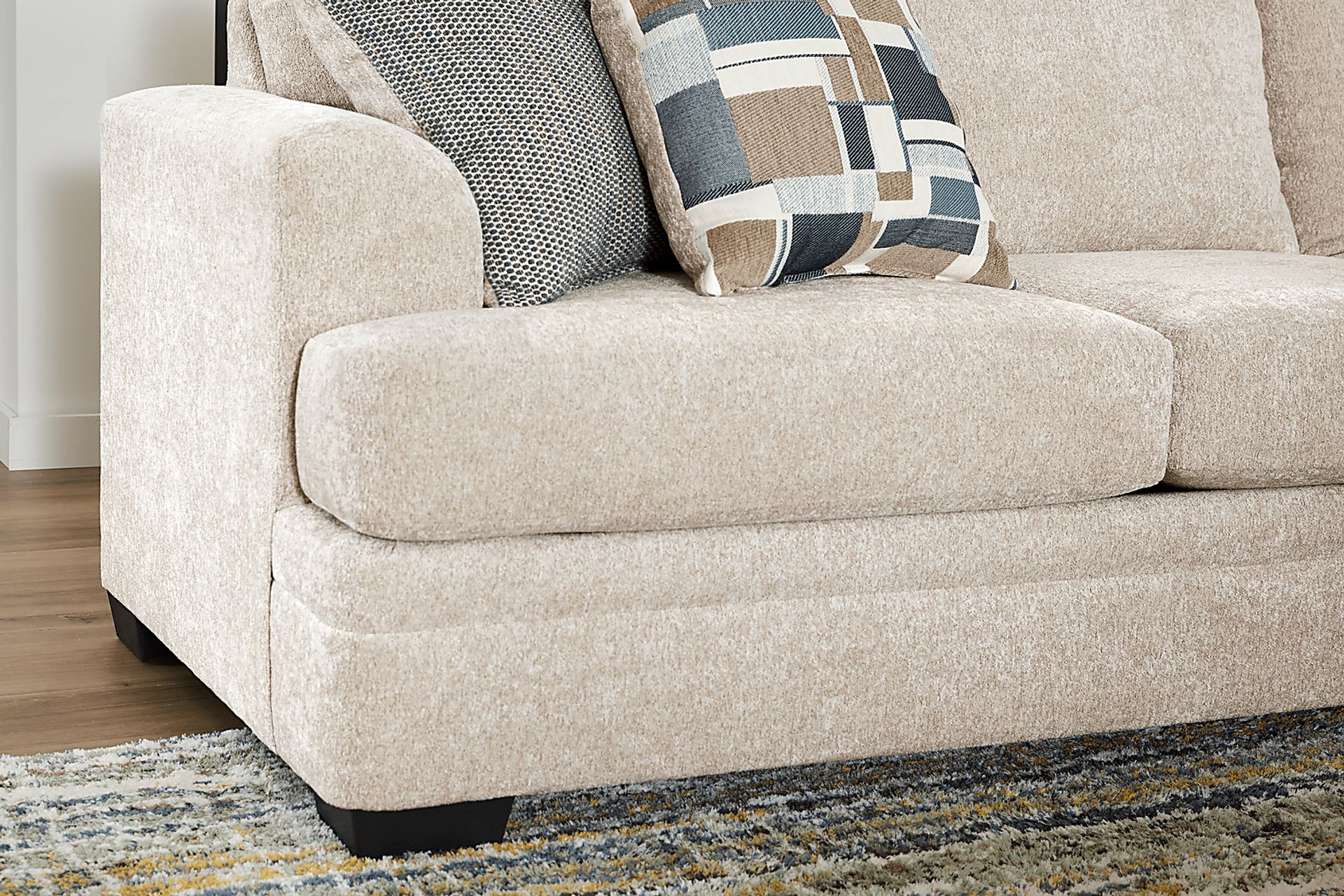 Copley Place Linen 2 Pc Sleeper Sectional - Image 6