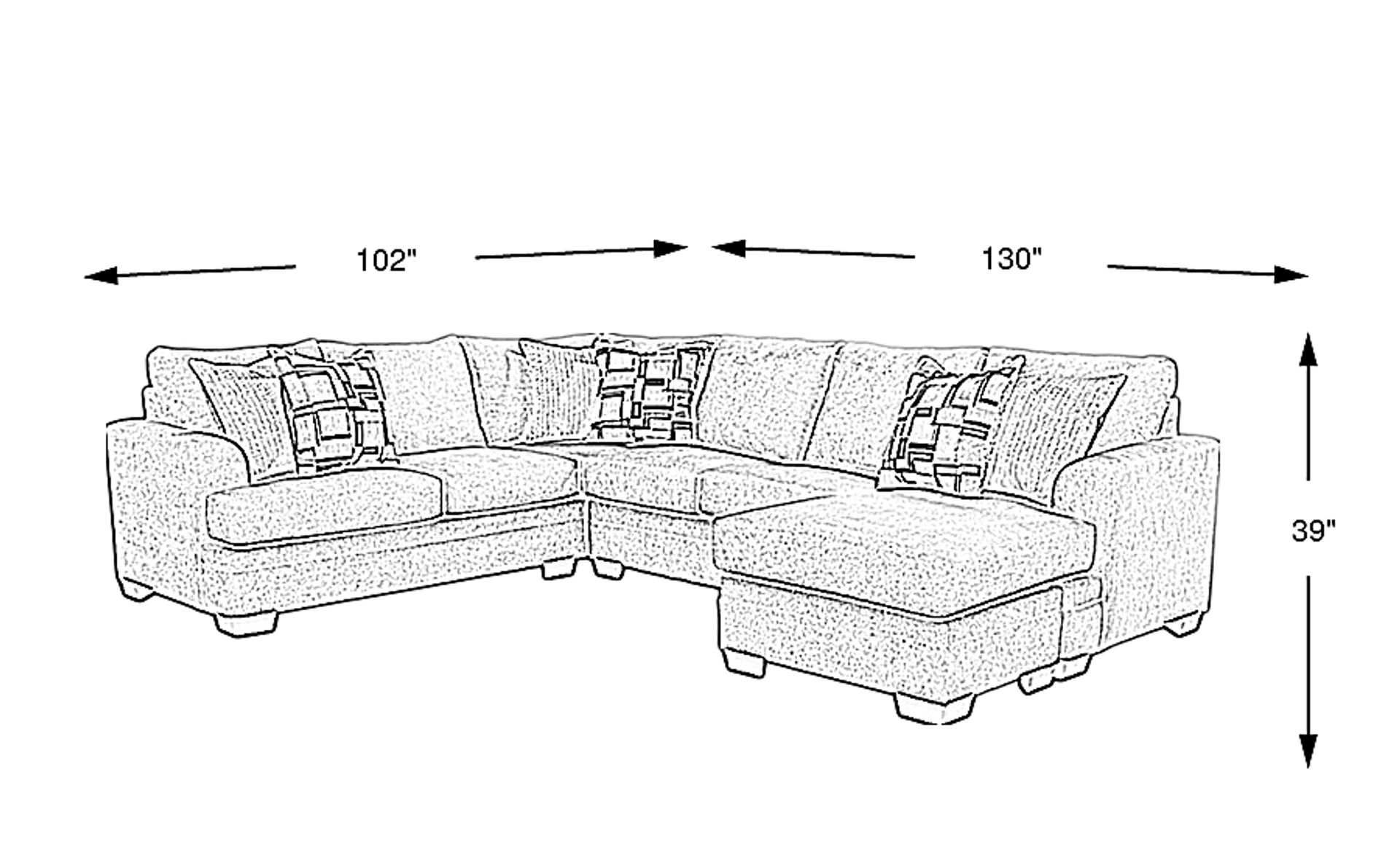 Dimension Image. Please refer to the Dimension Tab on this page for dimension details.