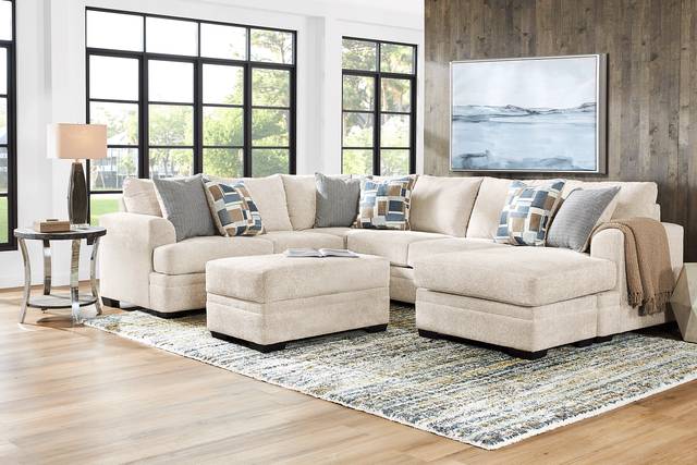 Copley Place Linen 3 Pc Sectional Living Room - Thumbnail - Image 1