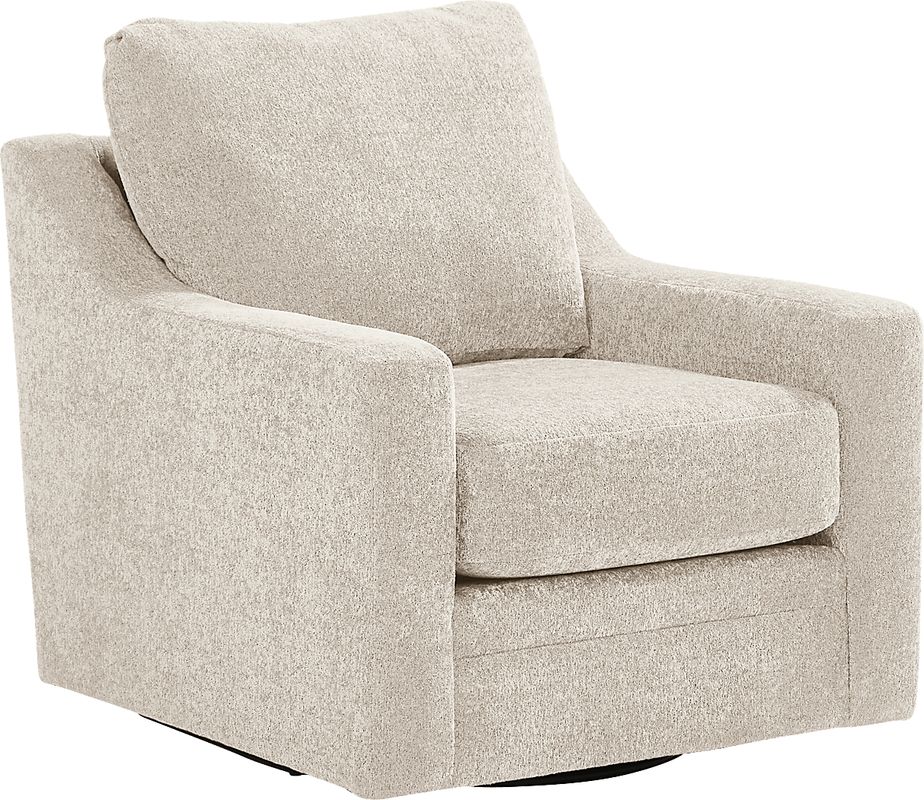 Copley Place Linen Swivel Chair