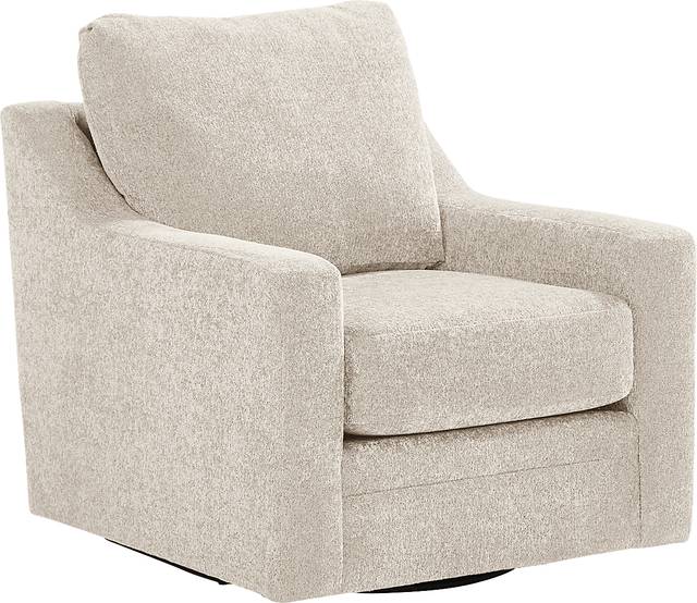 Copley Place Linen Swivel Chair - Thumbnail - Image 1