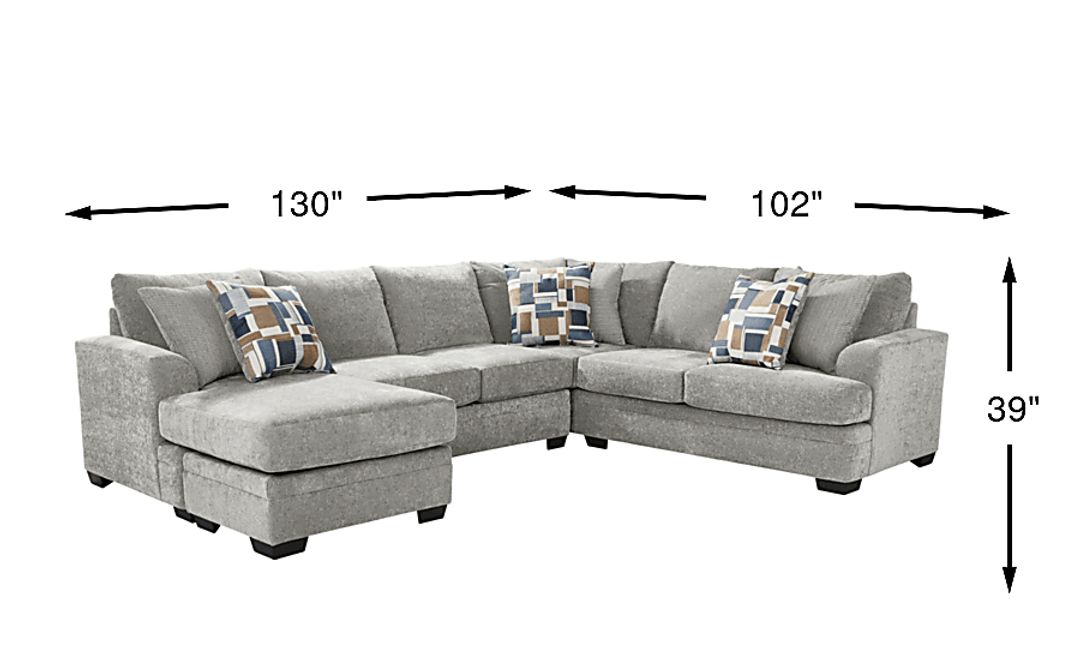 Copley Place 2 Pc Left Arm Chaise Sectional