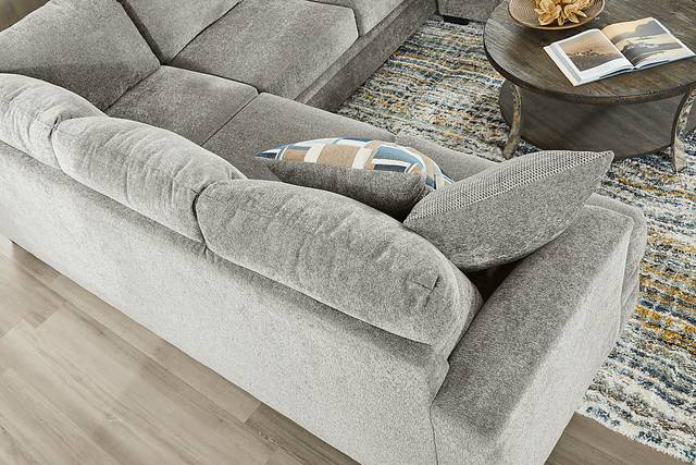 Copley Place Slate 2 Pc Sleeper Sectional - Thumbnail - Image 4