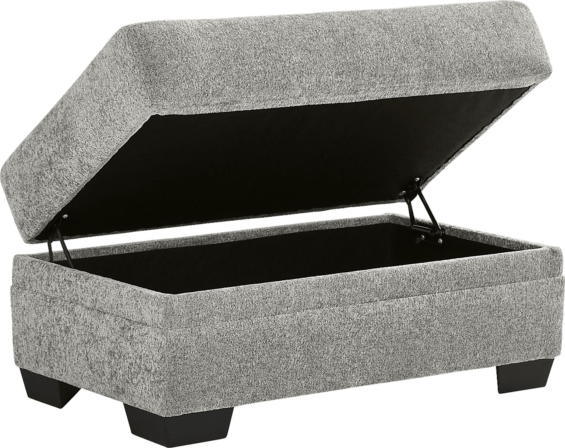 Copley Place Slate Storage Ottoman - Image 2