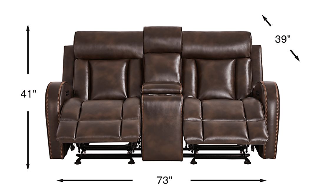 Copperfield Dual Power Reclining Loveseat