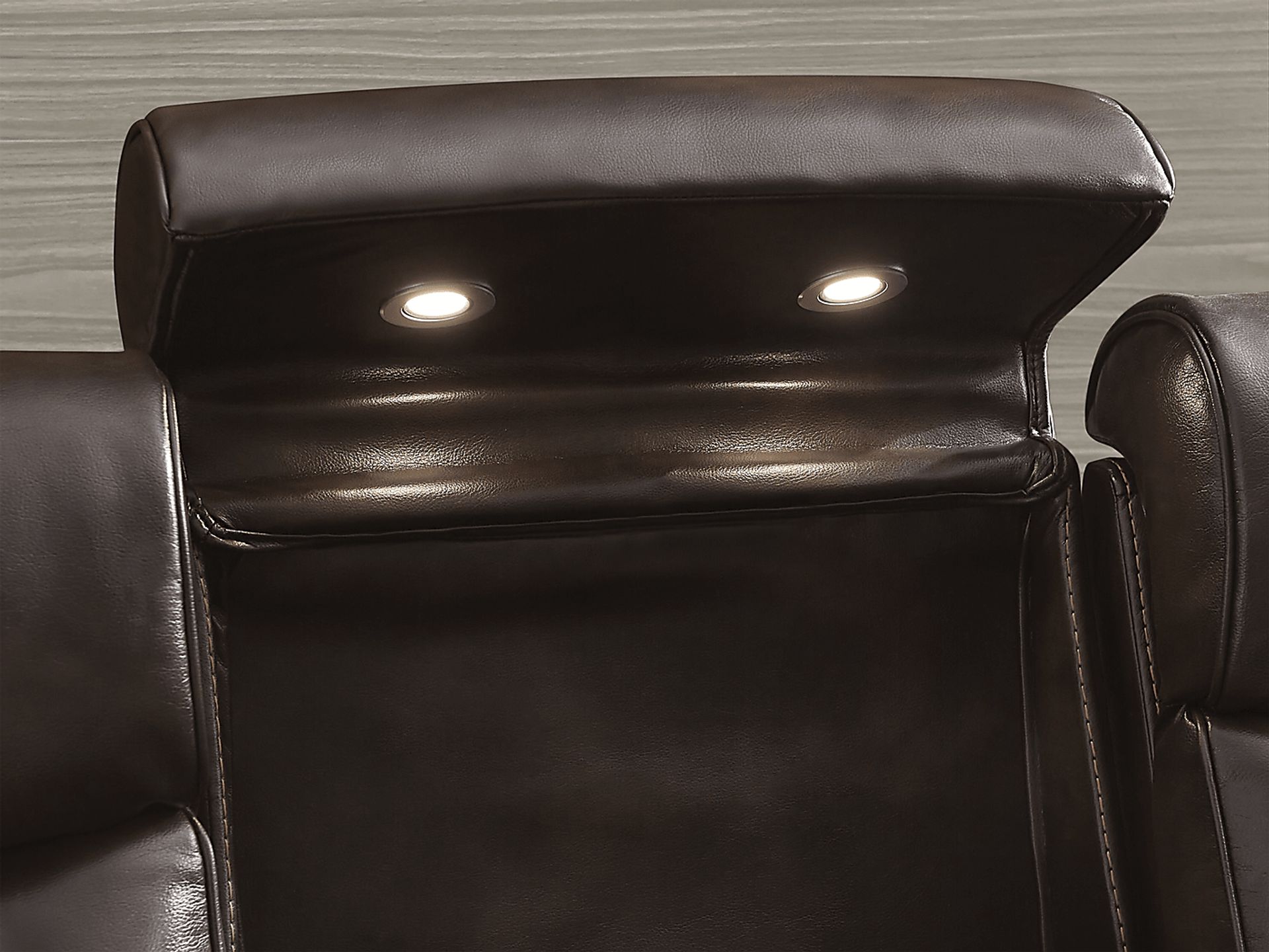 Copperfield Brown Dual Power Reclining Sofa - Image 4