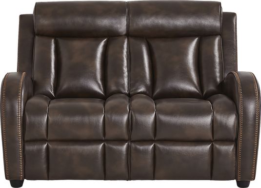 Copperfield Brown Loveseat