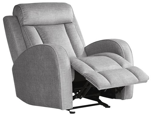 Copperfield Gray Dual Power Recliner
