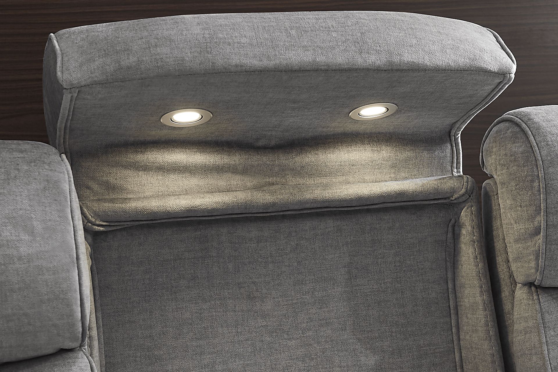 Copperfield Gray Dual Power Reclining Sofa - Image 9