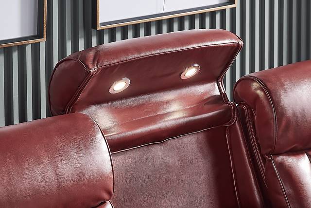 Copperfield Red 2 Pc Living Room with Dual Power Reclining Sofa - Thumbnail - Image 8