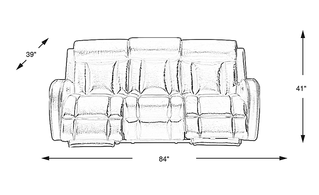 Copperfield Dual Power Reclining Sofa