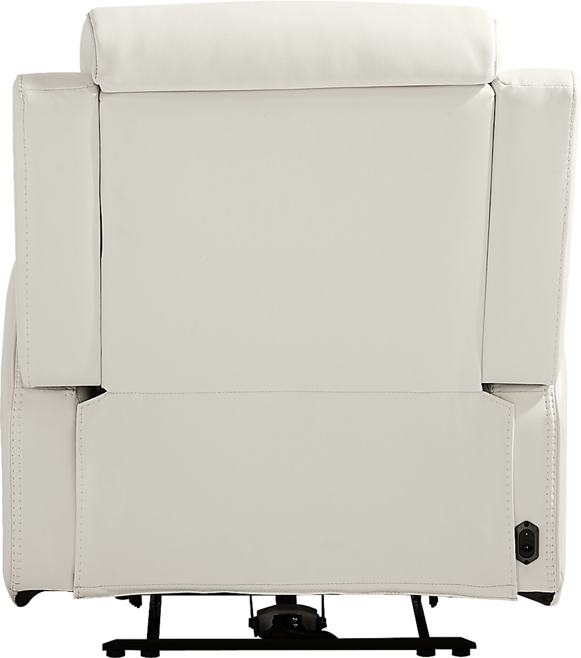 Copperfield White Dual Power Recliner - Image 3