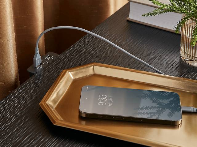 Copperline Black Nightstand - Thumbnail - Image 2