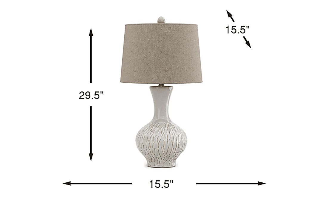 Coral Reef White Lamp