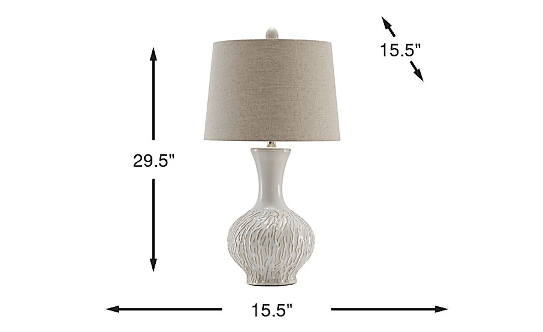 Coral Reef White Lamp