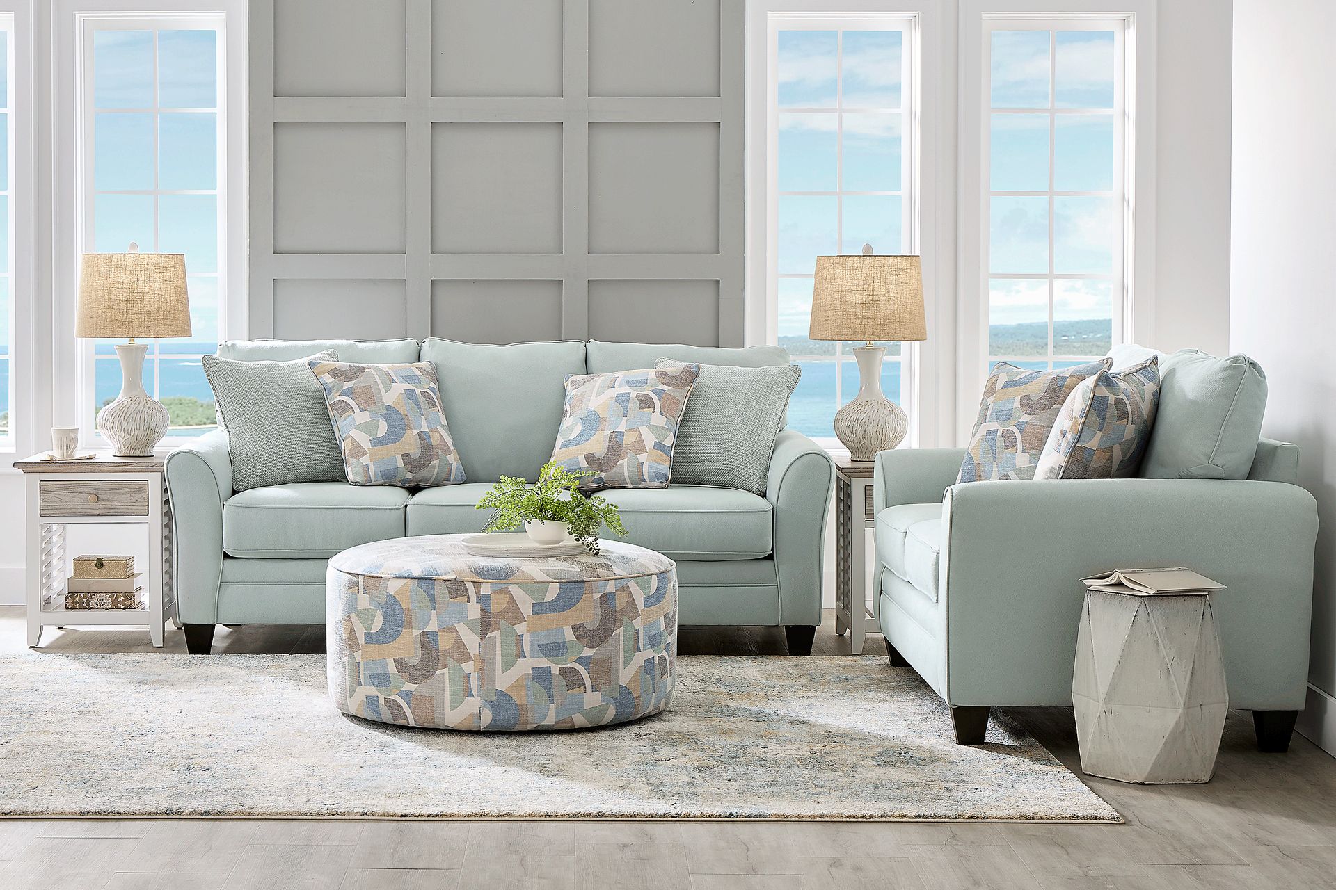 Coralville Arctic 7 Pc Living Room - Image 1
