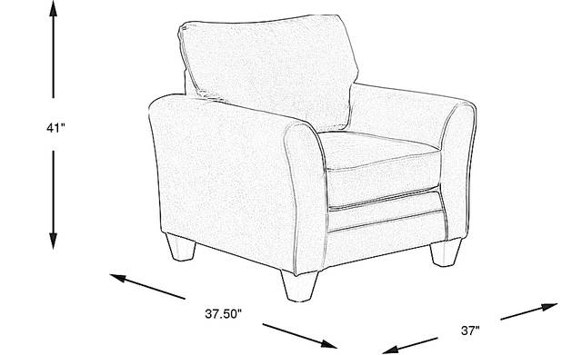 Dimension Image. Please refer to the Dimension Tab on this page for dimension details.