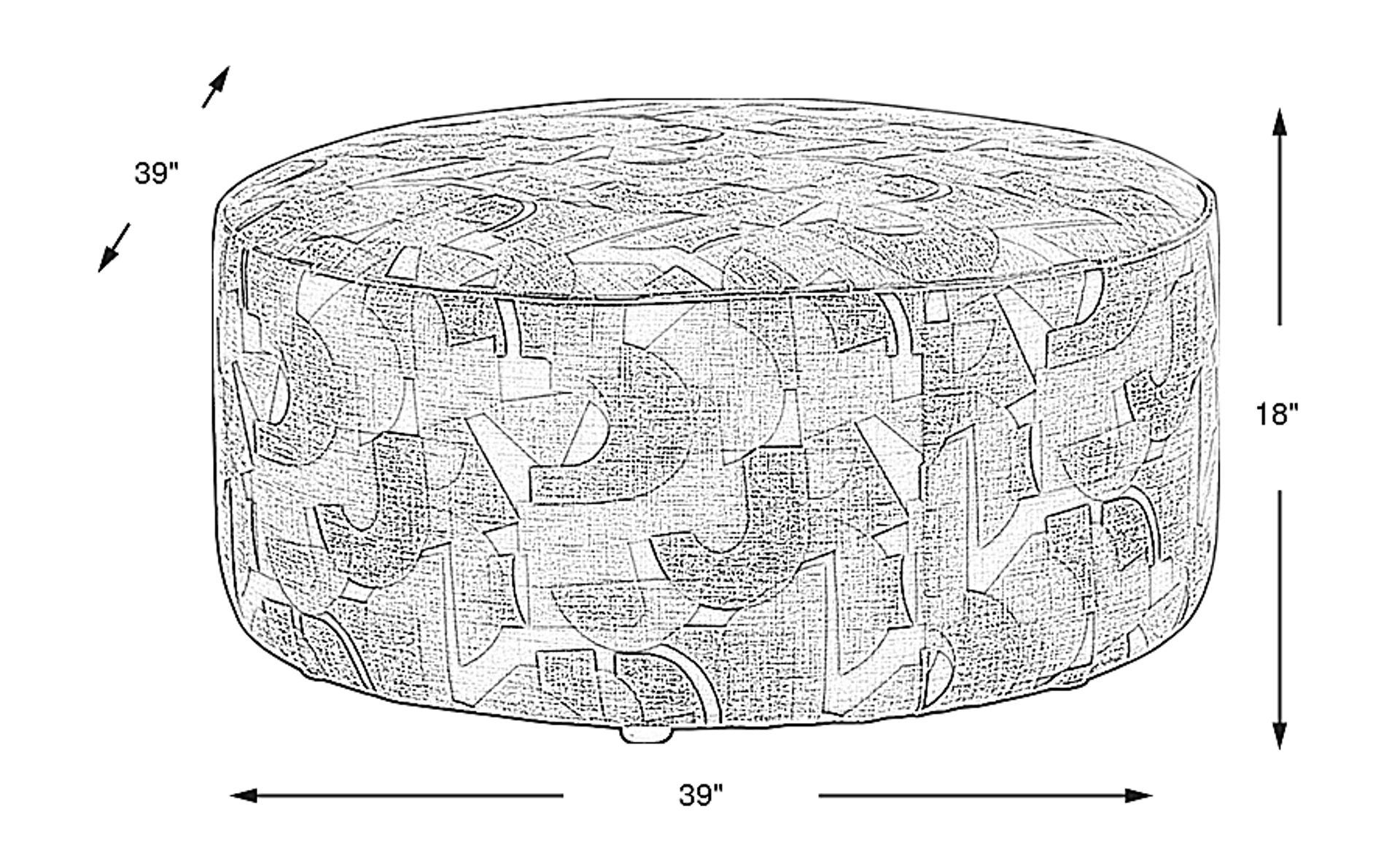 Dimension Image. Please refer to the Dimension Tab on this page for dimension details.