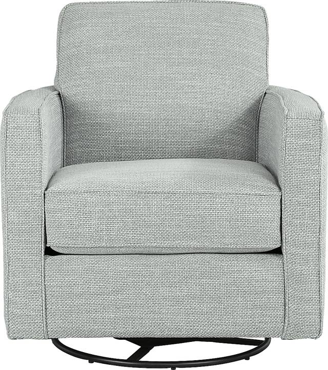 Coralville Blue Swivel Chair - Thumbnail - Image 2