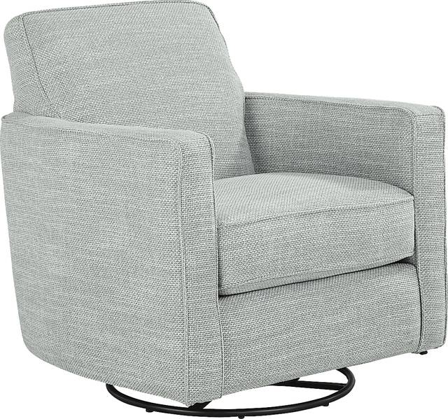 Coralville Blue Swivel Chair - Thumbnail - Image 1