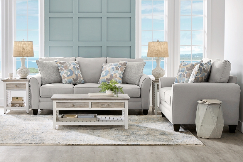 Coralville Gray 2 Pc Living Room