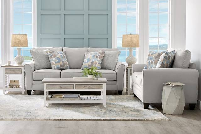 Coralville Gray 5 Pc Living Room - Thumbnail - Image 1
